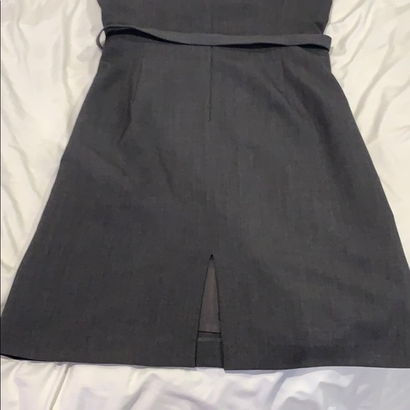 Calvin Klein Grey Cowl Neck Suit Dress - Picture 4 of 4